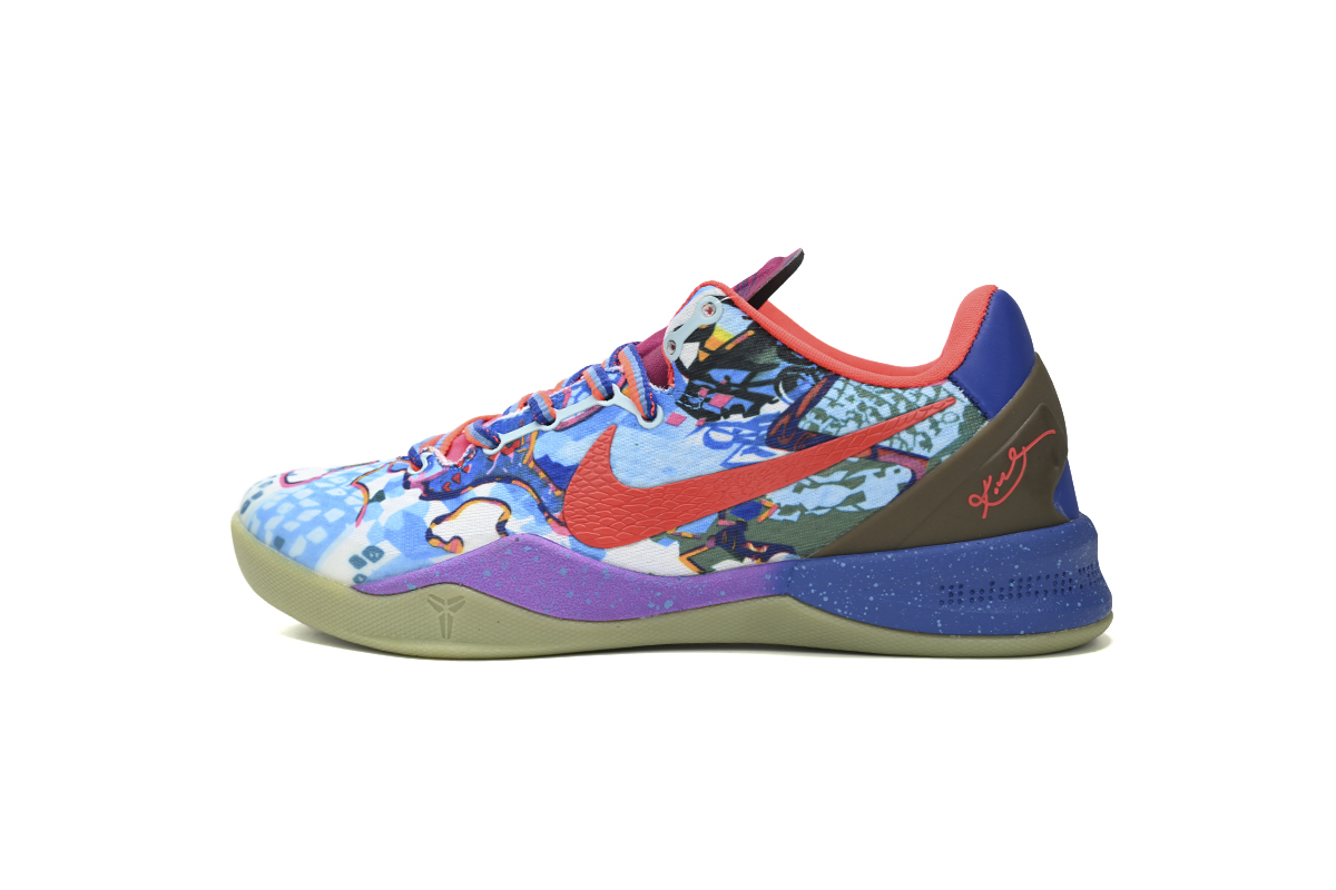 Nike What The Kobe 8 Electric Orange/Deep 635438-800 - Image 1