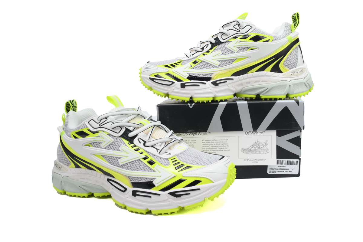 OFF-WHITE Out Of  Fluorescent Green OMIA295F24 FAB00 10011 - Image 3