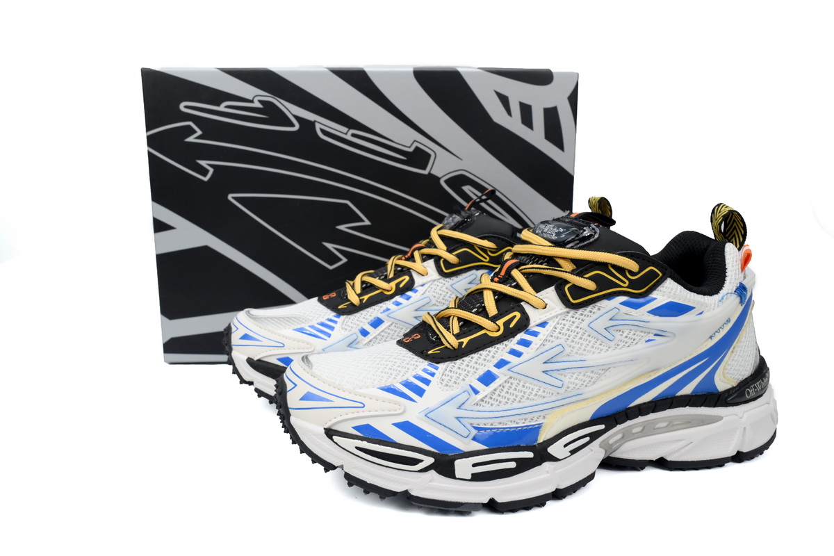 OFF-WHITE Out Of  Light Blue and White OIIA295F24 FAB00 20945 - Image 2