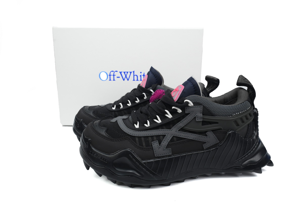 OFF-WHITE Out Of Black Glossy Surface OMIA139S 2080004 531010 - Image 2