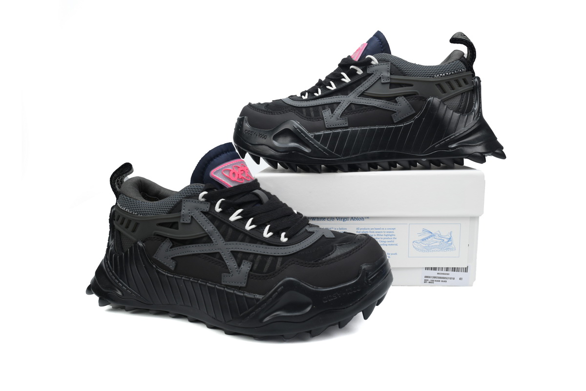 OFF-WHITE Out Of Black Glossy Surface OMIA139S 2080004 531010 - Image 3