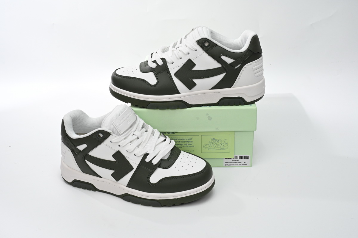OFF-WHITE Out Of Military Green White OLIA18 9S23LEA00 15901 - Image 2