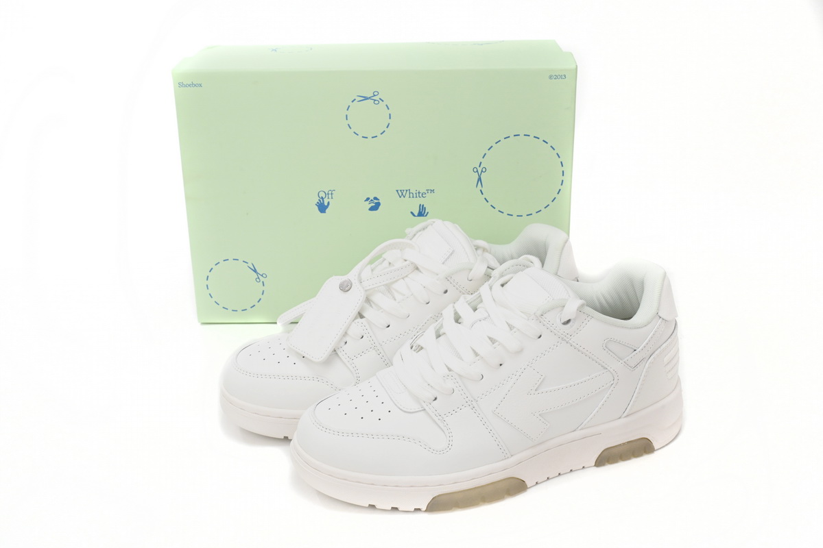 OFF-WHITE Out Of Office "OOO" Low White White OWIA259C99LEA0010100 - Image 2