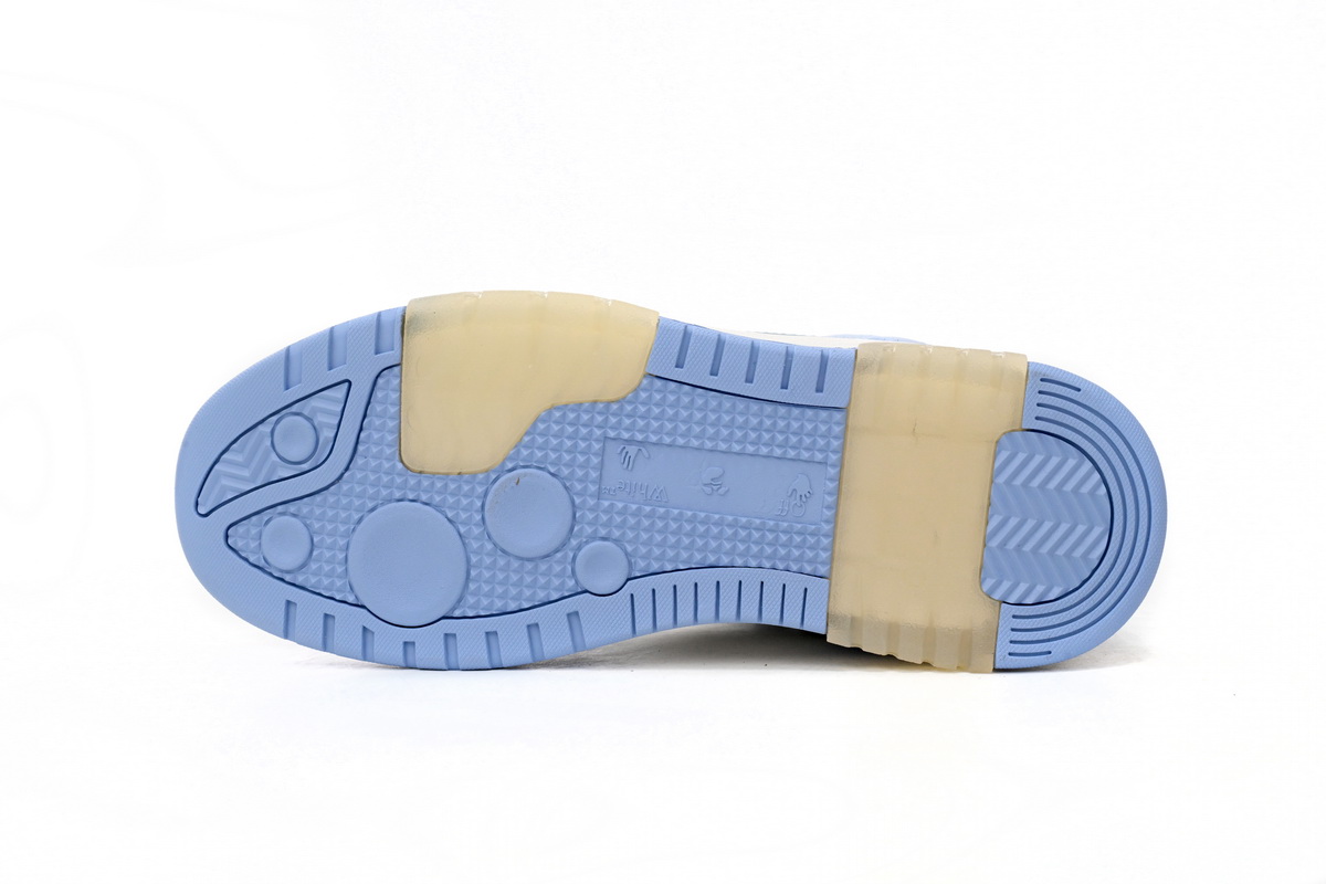 OFF-WHITE Out Of Office Blue Purple White OMIA189 C99LEA00 10140 - Image 4