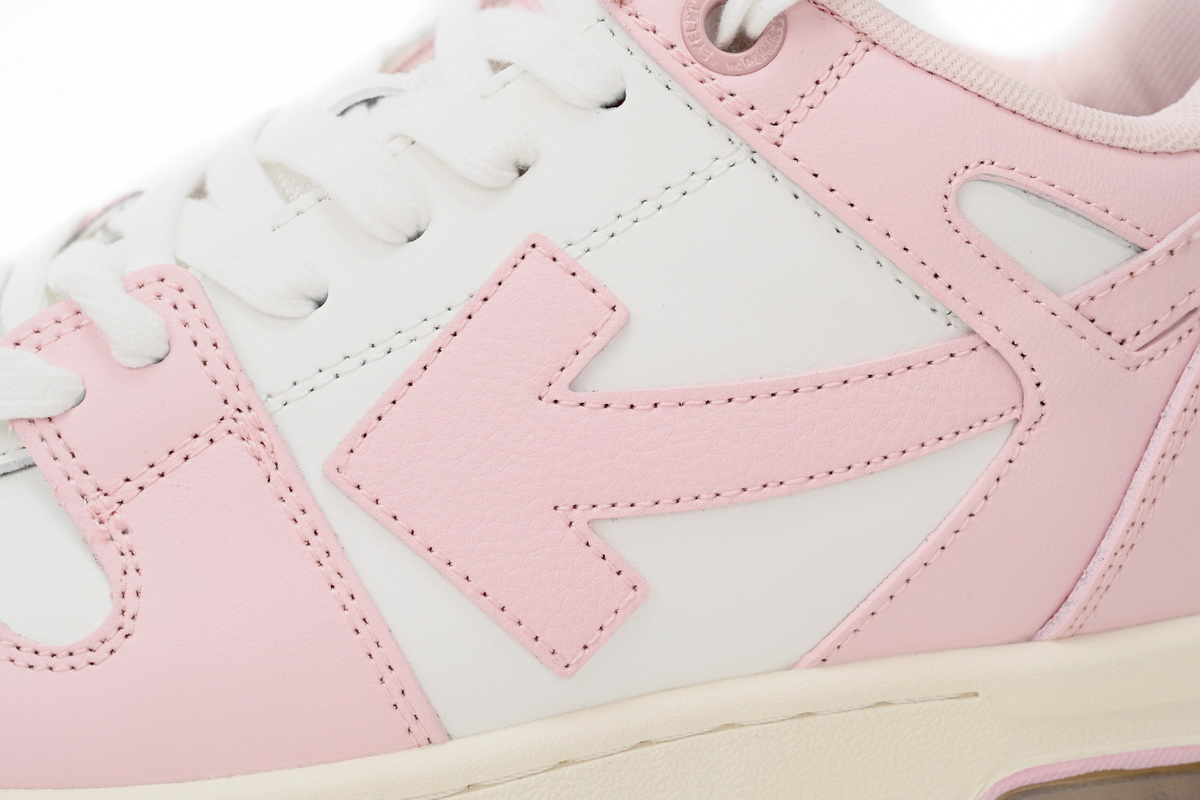 OFF-WHITE Out Of Office OOO Low Tops White Light Pink OWIA259F21LEA0010130 - Image 14