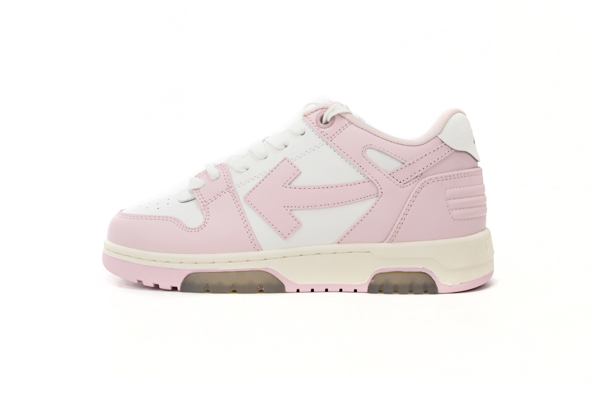 OFF-WHITE Out Of Office OOO Low Tops White Light Pink OWIA259F21LEA0010130 - Image 1