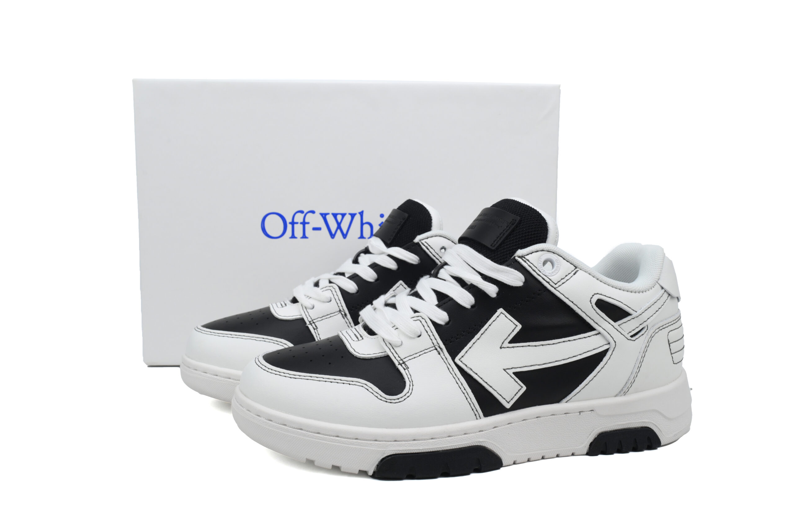 OFF-WHITE Out Of Office White White Gray Black OMIA189S 24LEA004 1001 - Image 2