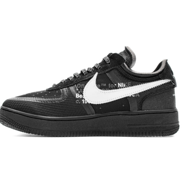 OFF White X Air Force 1 Low Black  AO4606-001