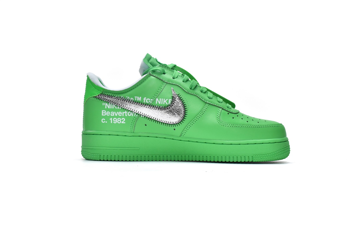 OFF White X Air Force 1 Low Green  DX1419-300 - Image 3