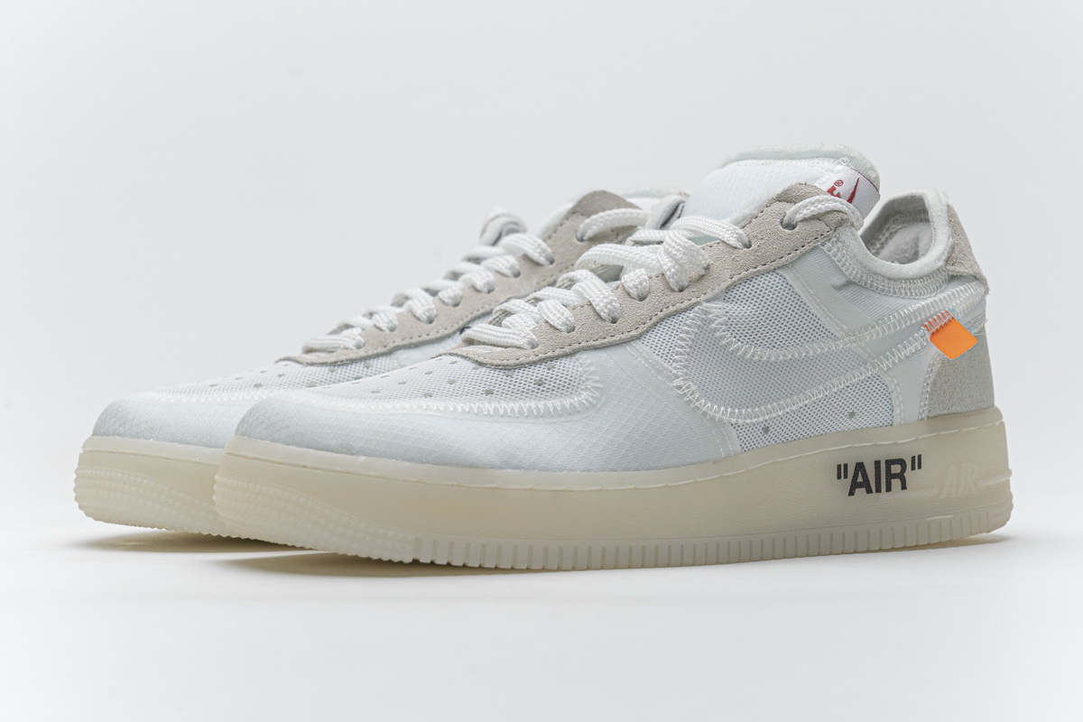 OFF White X Air Force 1 Low White AO4606-100 - Image 6