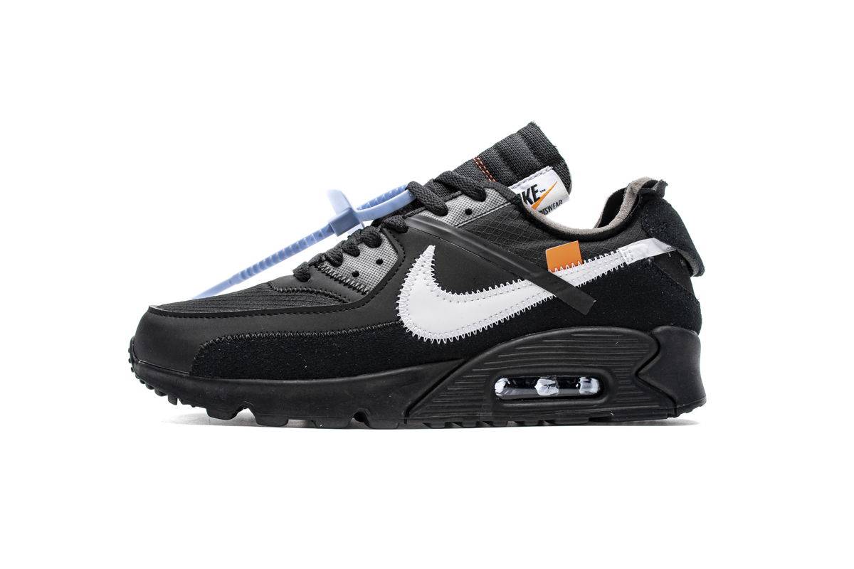 _off_white_x_nike_air_max_90__all_black__aa7293_001_178E89DCF9C17 Off-White x Nike Air Max 90 “All Black” AA7293-001 - Image 1
