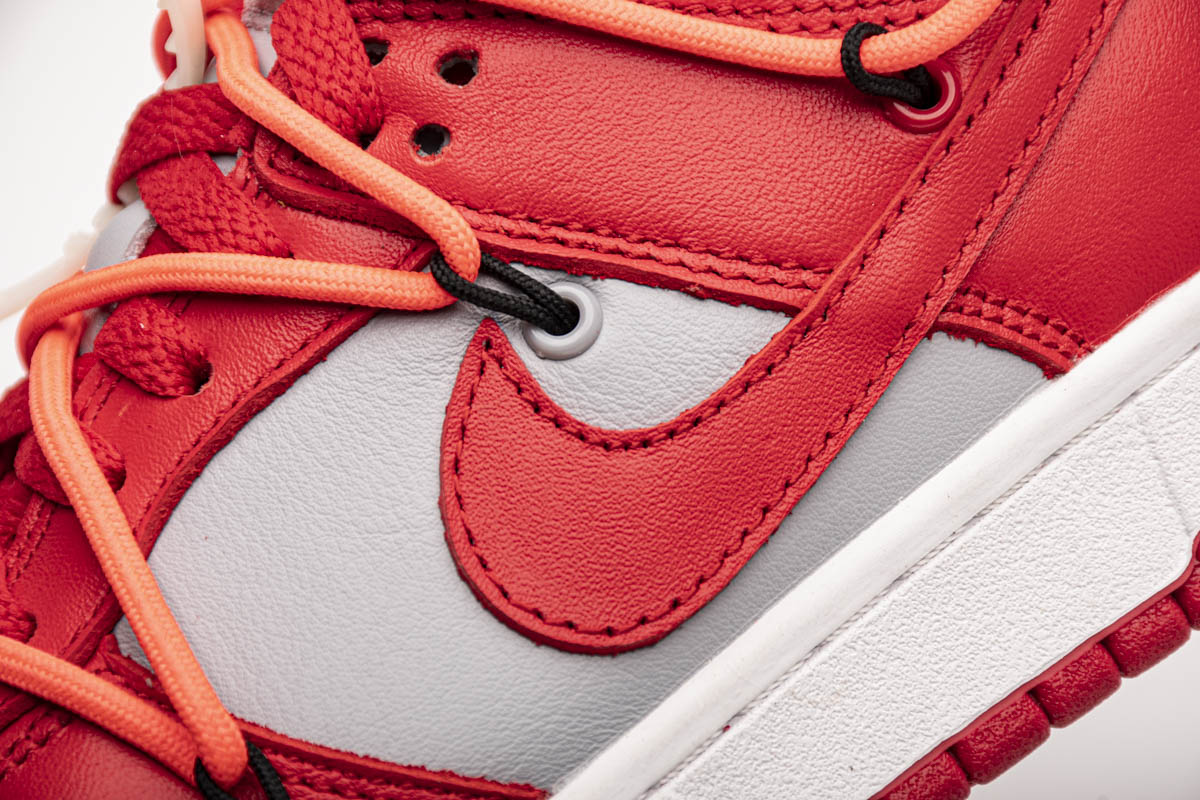 OFF White X Nike Dunk Low University Red CT0856-600 - Image 12