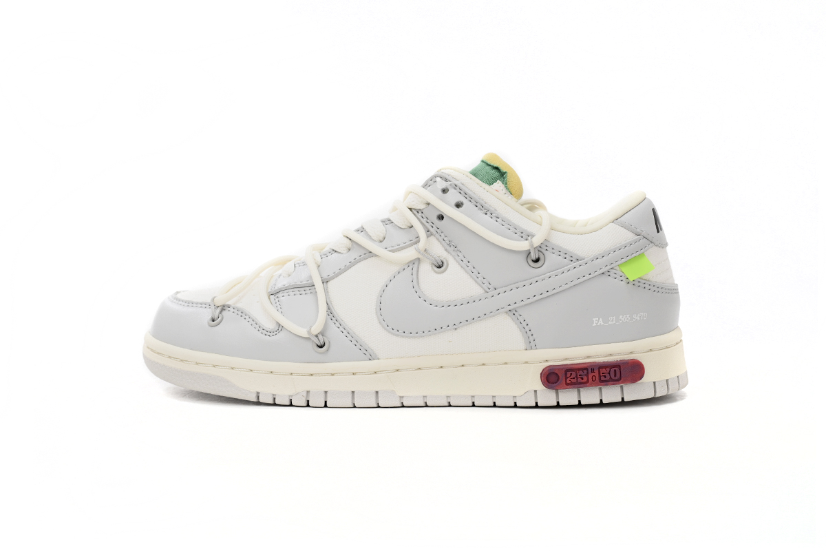 OFF WHITE x Nike Dunk SB Low The 50 NO.25 DM1602-121 - Image 1