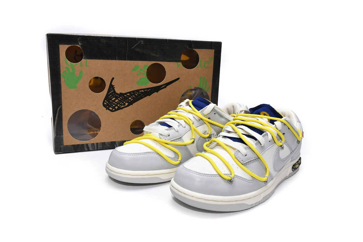 OFF WHITE x Nike Dunk SB Low The 50 NO.27 DM1602-120 - Image 3