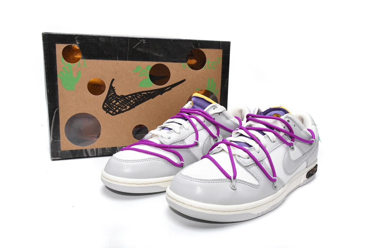 OFF WHITE x Nike Dunk SB Low The 50 NO.28 DM1602-111 - Image 2