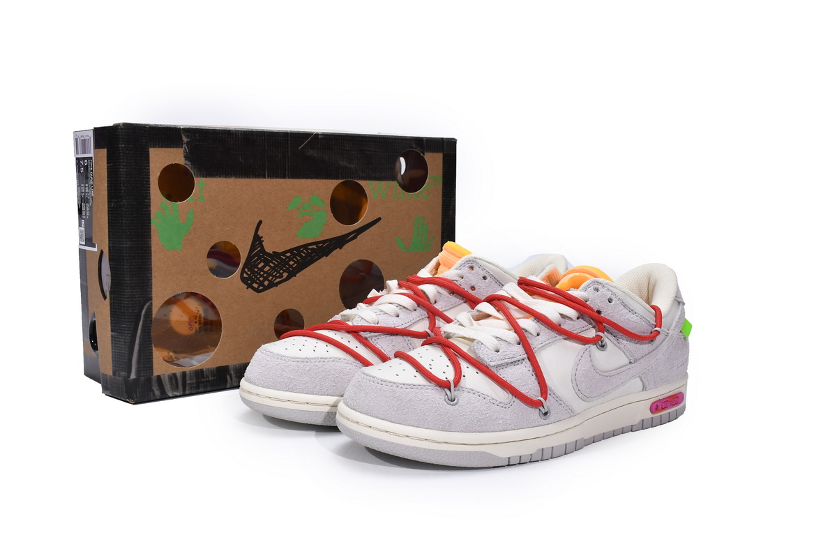 OFF WHITE x Nike Dunk SB Low The 50 NO.40 DJ0950-103 - Image 2