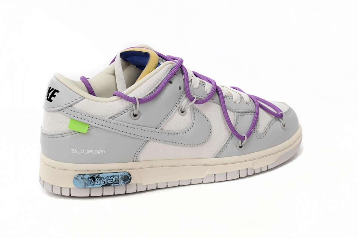 OFF WHITE x Nike Dunk SB Low The 50 NO.48 DM1602-107 - Image 3