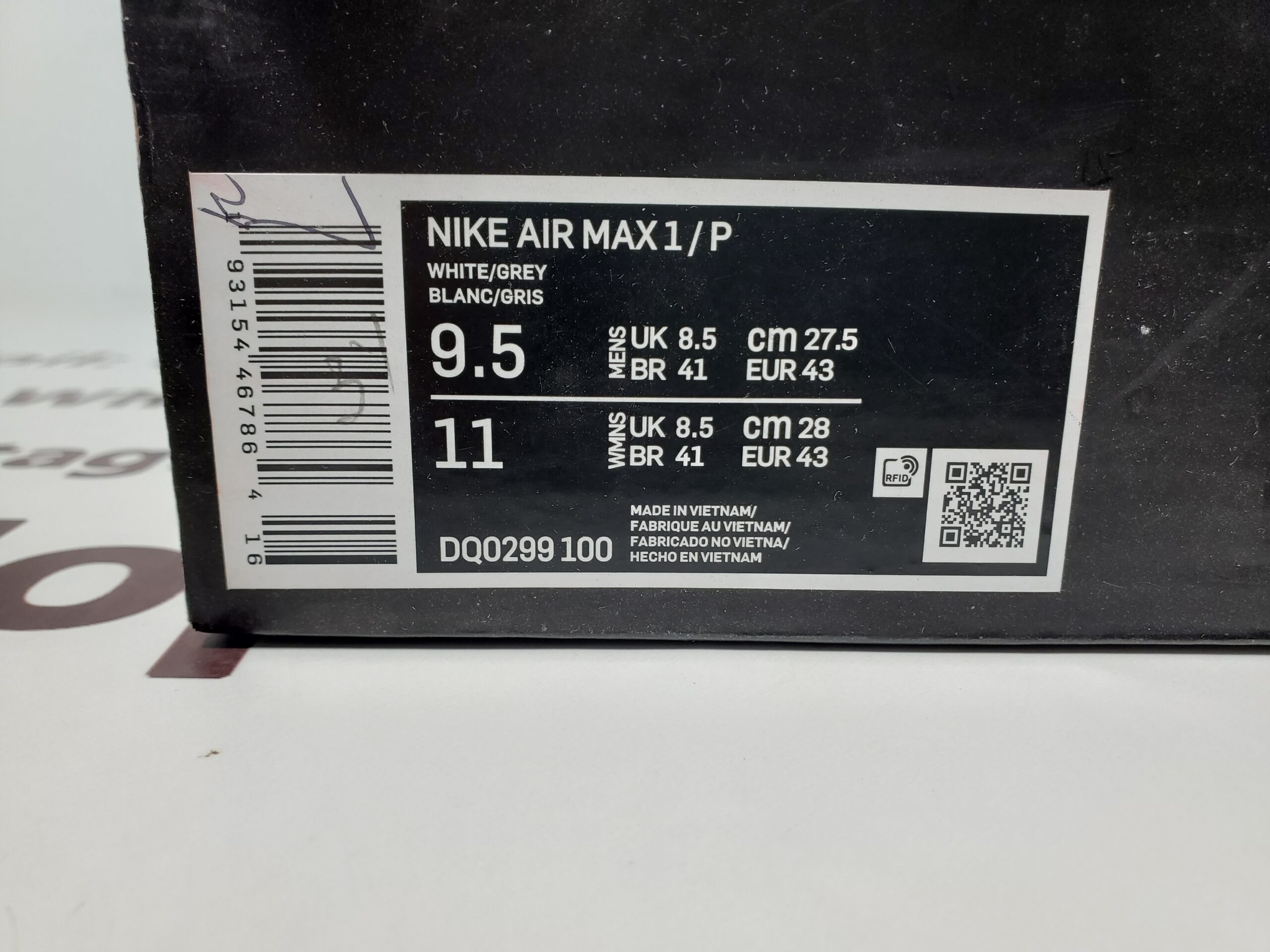 Patta x Nike Fake Air Max 1 white DQ0299-100 - Image 7