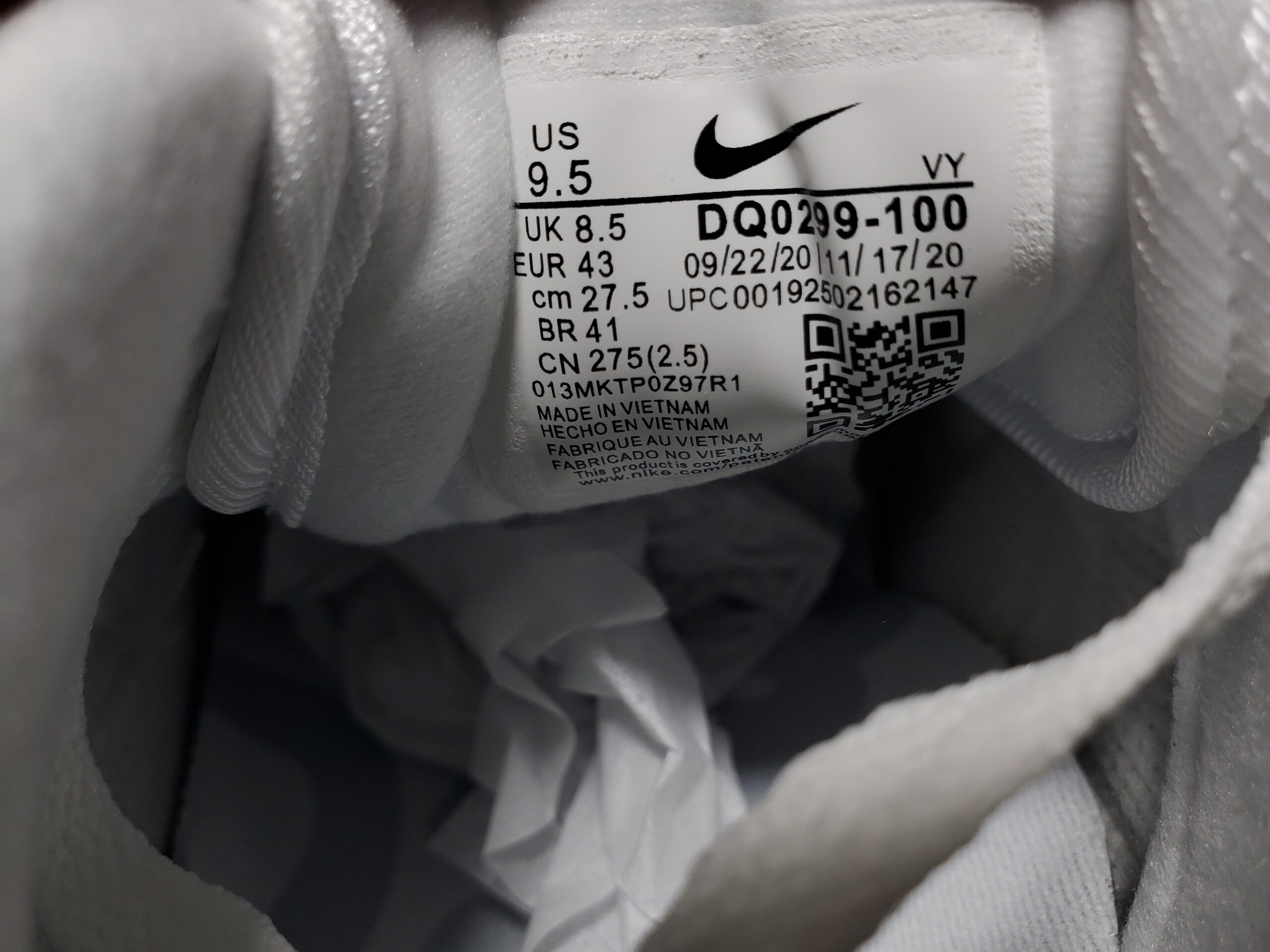 Patta x Nike Fake Air Max 1 white DQ0299-100 - Image 8