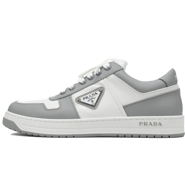 Prada Downtown Low Sneakers Grey White
