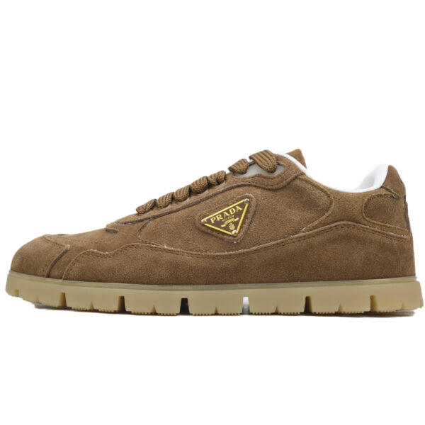 Prada Trail Suede Sneakers Brown