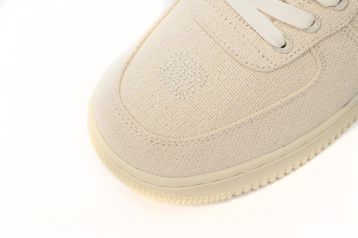 Stussy x Nike Air Force 1 Low “Fossil Stone” CZ9084-200 - Image 9