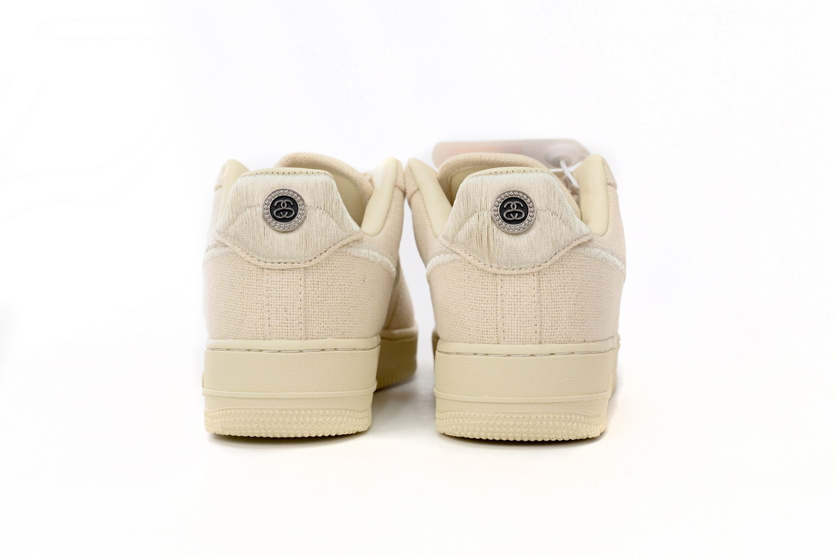 Stussy x Nike Air Force 1 Low “Fossil Stone” CZ9084-200 - Image 4