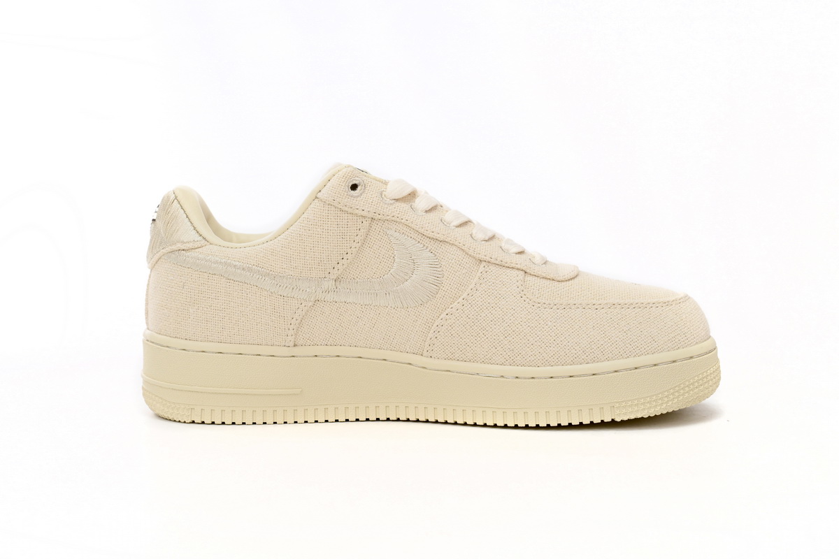 Stussy x Nike Air Force 1 Low “Fossil Stone” CZ9084-200 - Image 3