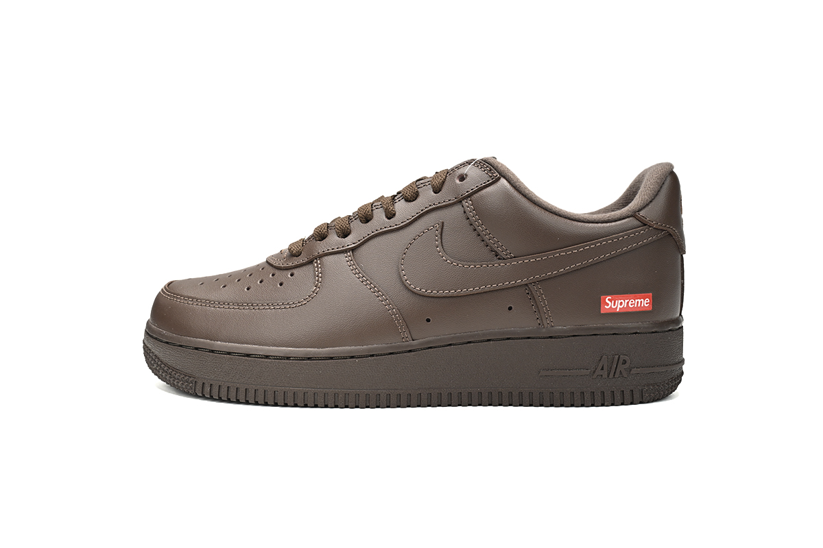 Supreme x Air Force 1 Low  Baroque Brown  CU9225-200 - Image 1