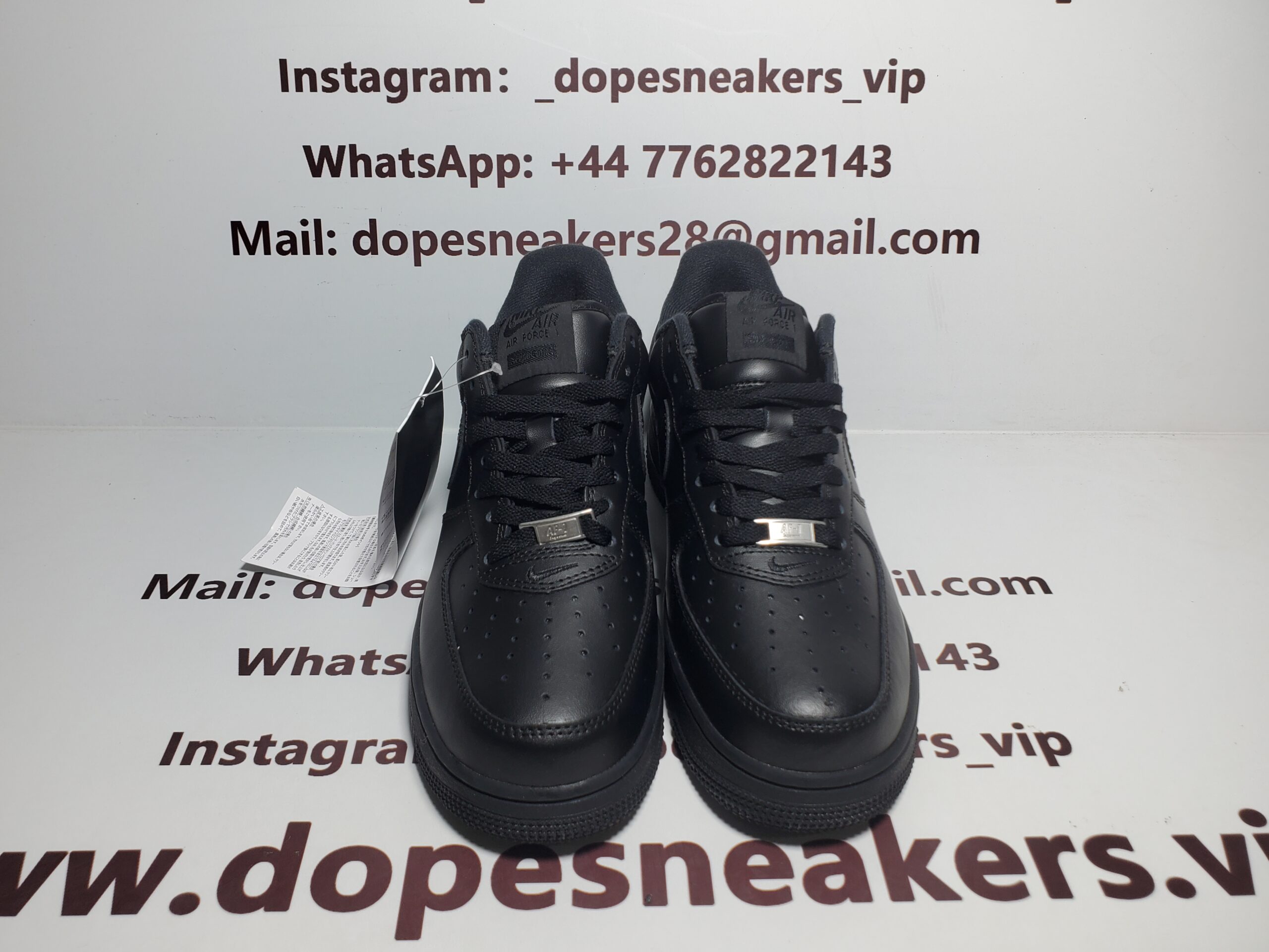 Supreme x Air Force 1 Low Black CU9225-001 - Image 8