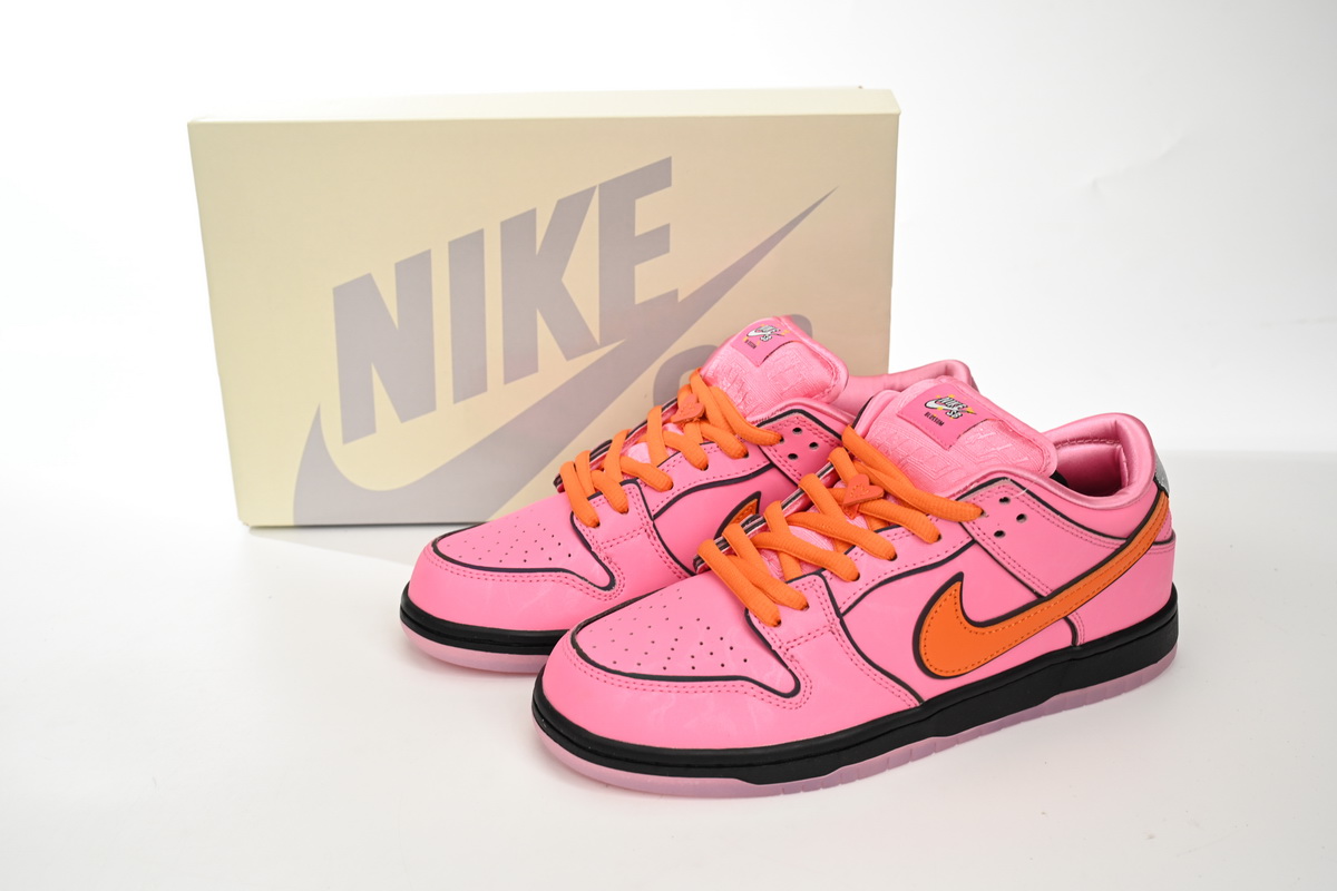 The Powerpuff Girls x Nike SB Dunk Low “Blossom” FD2631-600 - Image 3