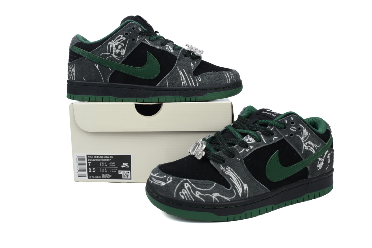 THERE Skateboards x Dunk Low SB 'Ultra Humanized' HF7743-001 - Image 3
