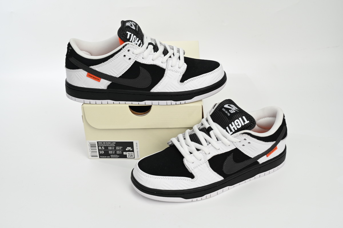 TIGHTBOOTH x Nike SB Dunk Low Panda Co Branding FD2629-100 - Image 3