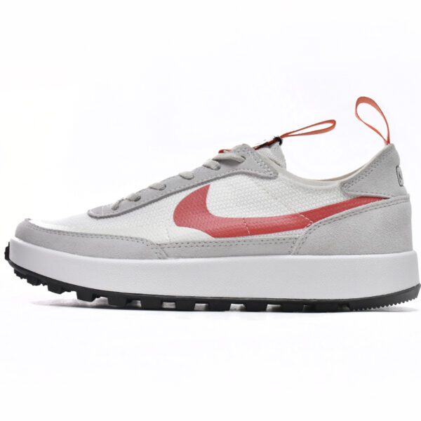 Tom Sachs x NikeCraft General Purpose Shoe Rice Grey Red DA6672-300