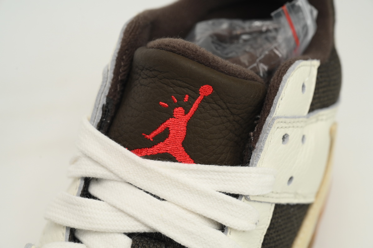 Travis Scott × Nike Jordan Jumpman Jack TR White Brown FZ8117-100 - Image 8