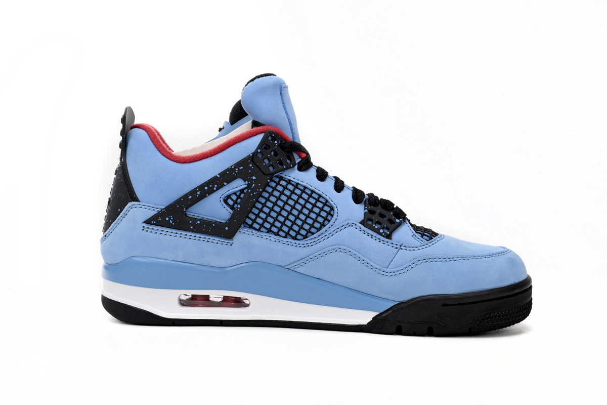 Travis Scott Cactus Jack x Air Jordan 4 Retro “Houston Oilers”  308497-406 (Top Quality) - Image 3