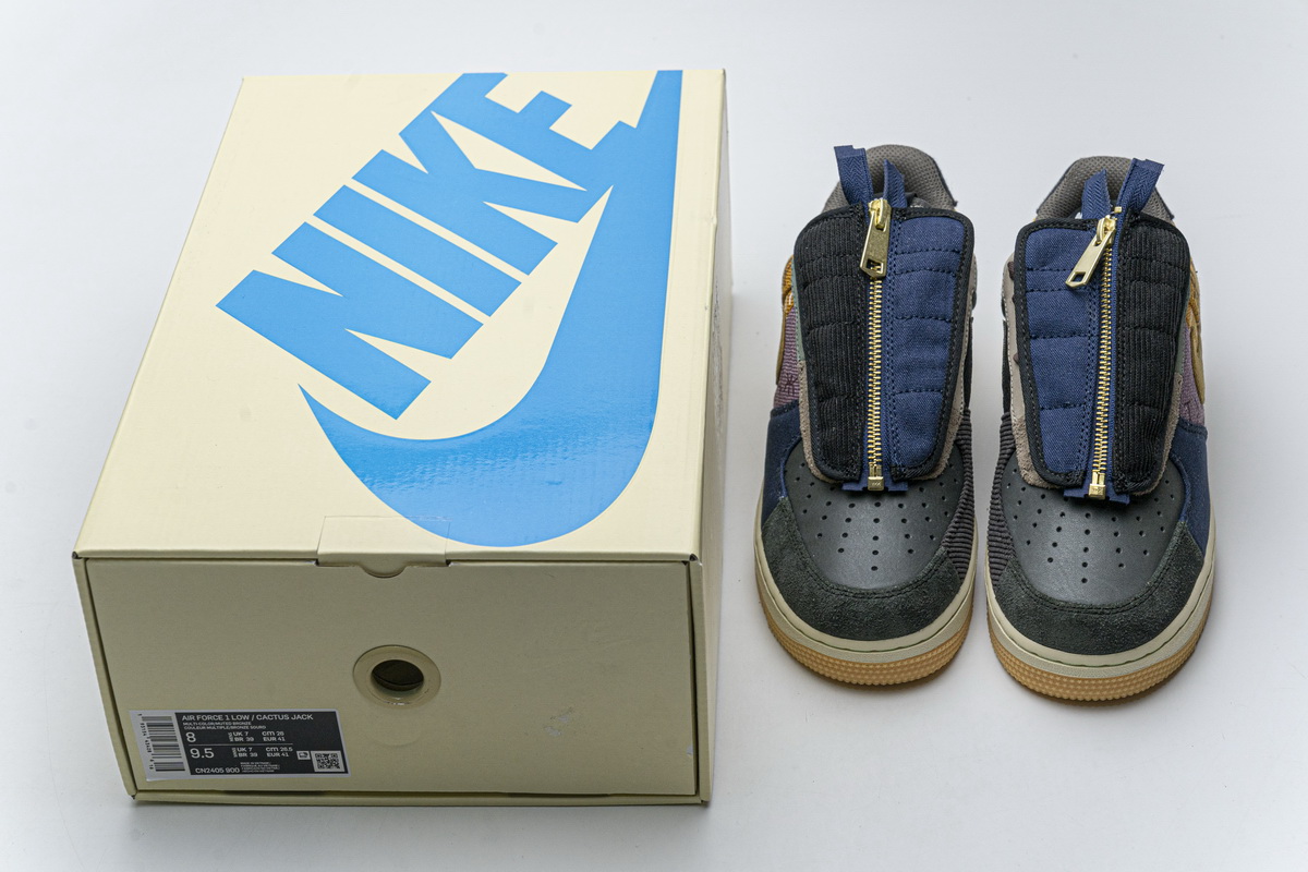 Travis Scott Nike Air Force 1 Low “Cactus Jack CN2405-900 - Image 2