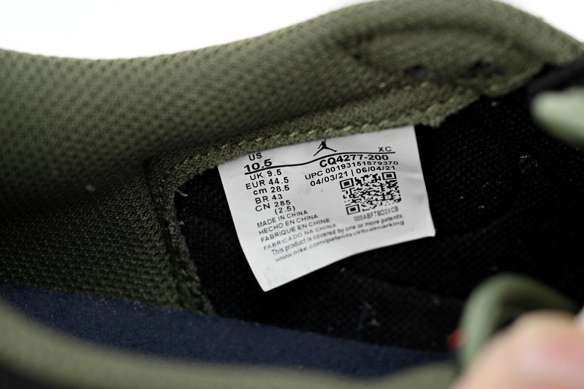 Travis Scott x Air Jordan 1 Low Green Barb CQ4277-200 - Image 5