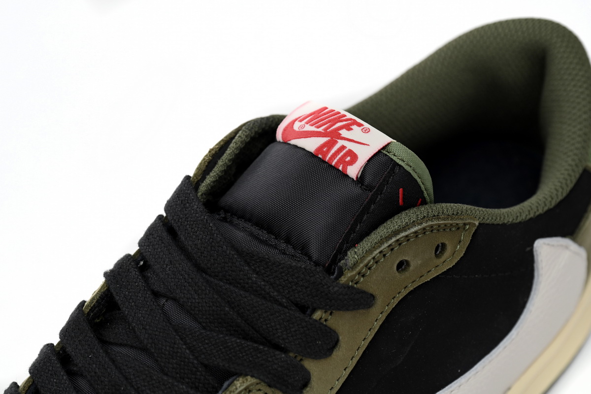 Travis Scott x Air Jordan 1 Low Green Barb CQ4277-200 - Image 8