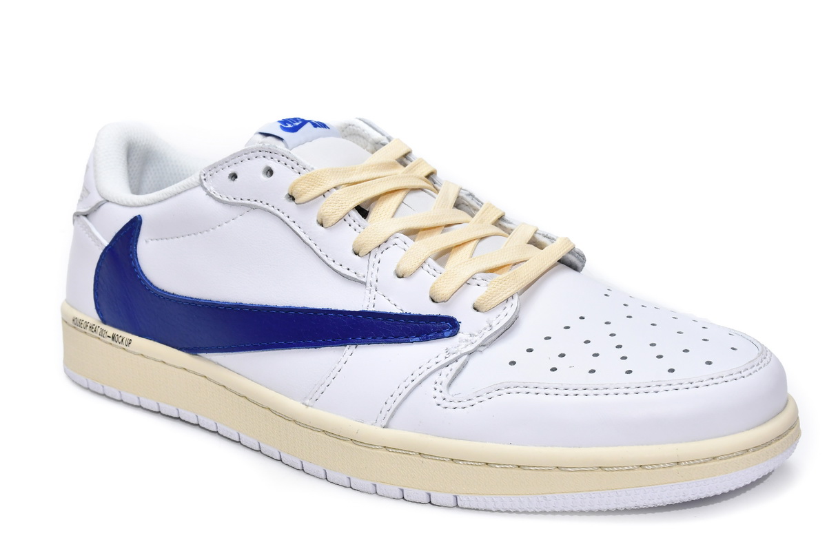 Travis Scott x Air Jordan 1 Low WhiteBlue DM6839-186 - Image 3