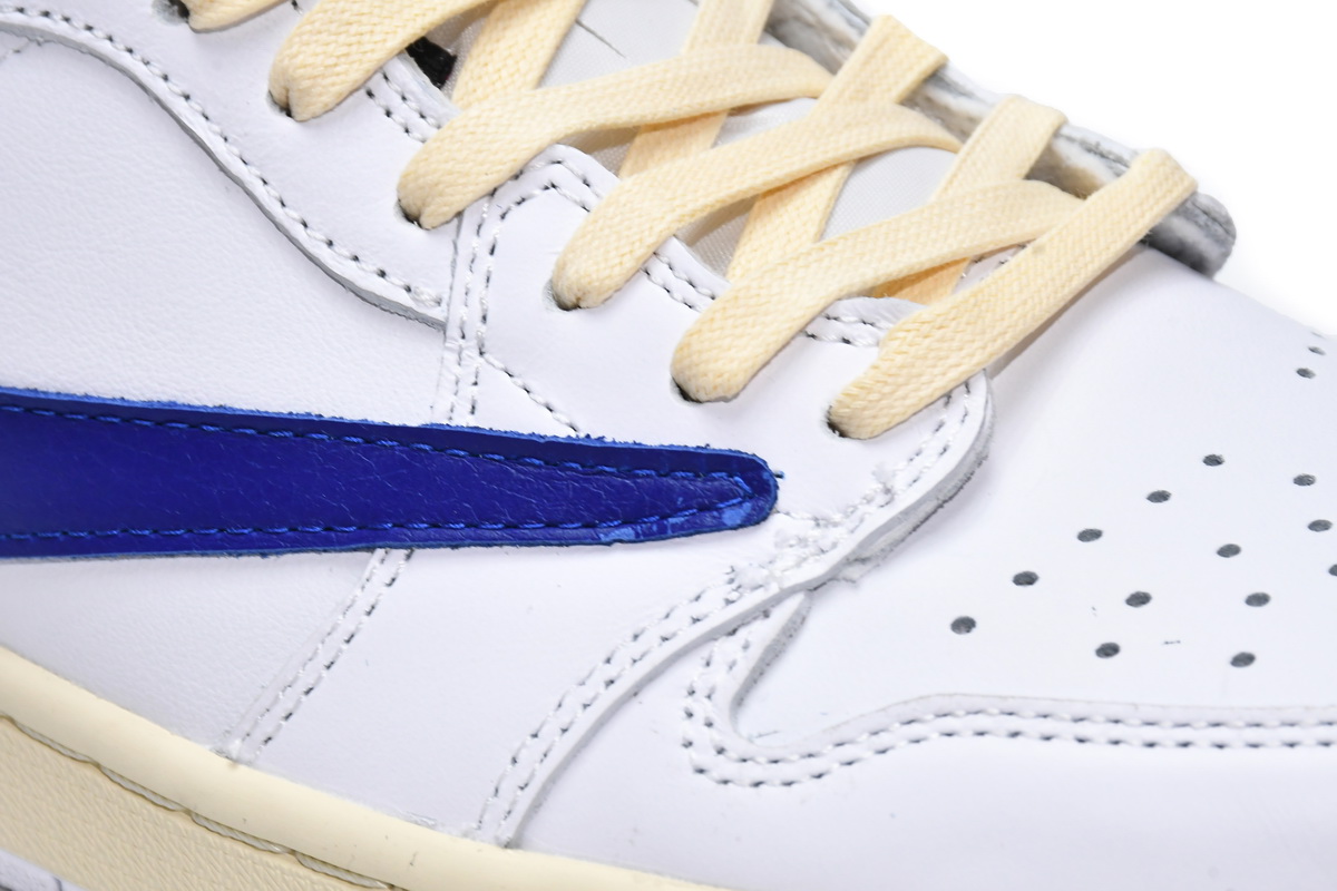Travis Scott x Air Jordan 1 Low WhiteBlue DM6839-186 - Image 9