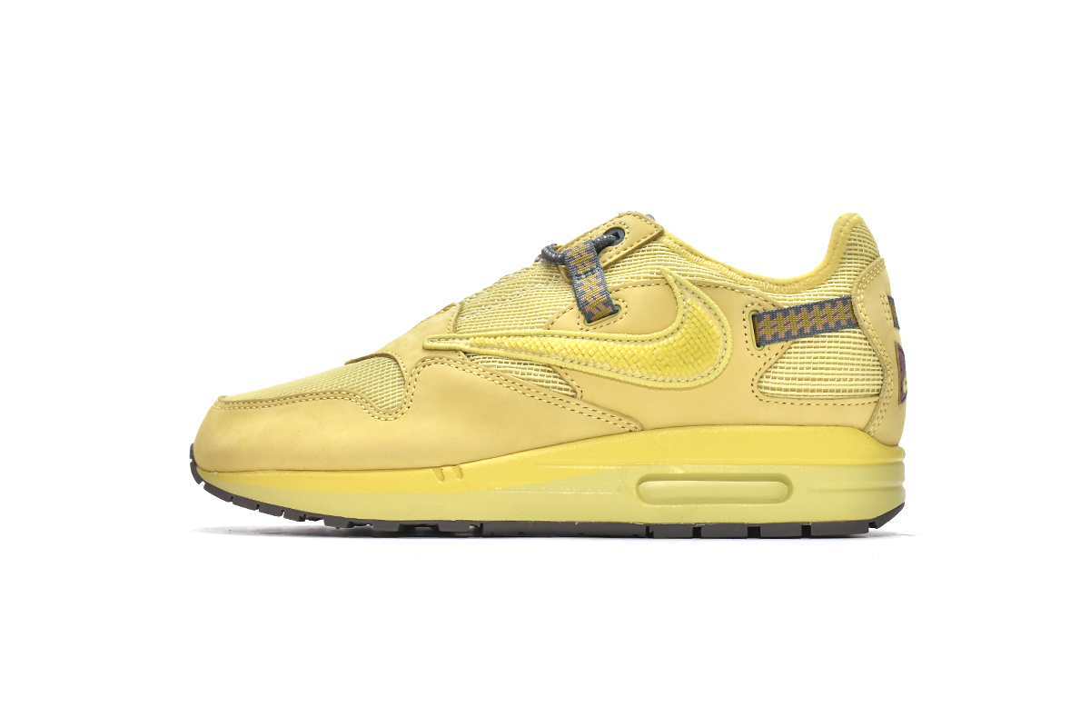 Travis Scott x CACT.US CORP x Nike Air Max 1 Saturn Gold DO9392-700 - Image 1