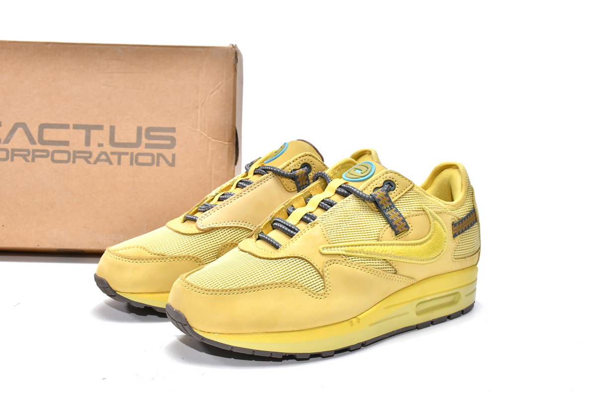 Travis Scott x CACT.US CORP x Nike Air Max 1 Saturn Gold DO9392-700 - Image 2