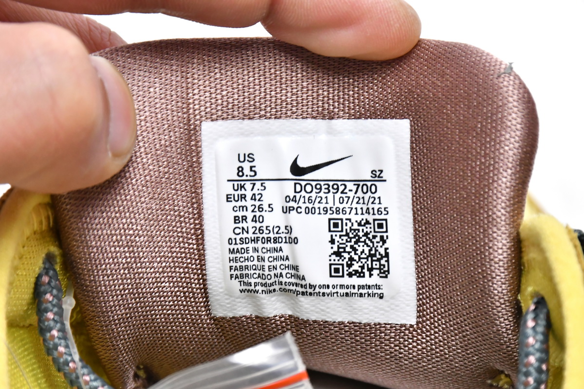 Travis Scott x CACT.US CORP x Nike Air Max 1 Saturn Gold DO9392-700 - Image 9