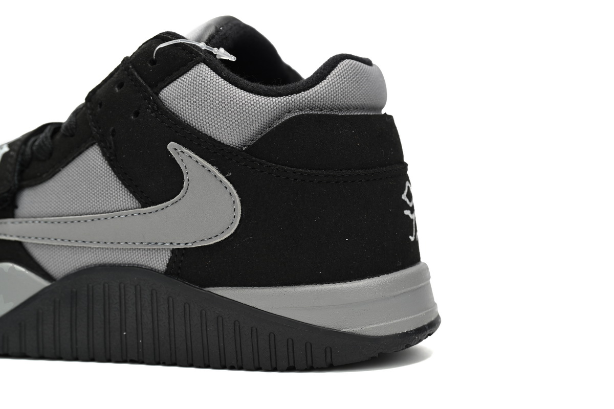 Travis Scott x Jordan Cut The Check Nice Kicks Black Charcoal  FZ8117-481 - Image 9