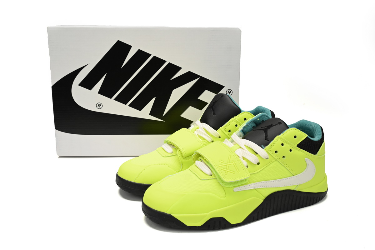 Travis Scott x Jordan Cut The Check Nice Kicks Fluorescent Green FZ8117-309 - Image 2