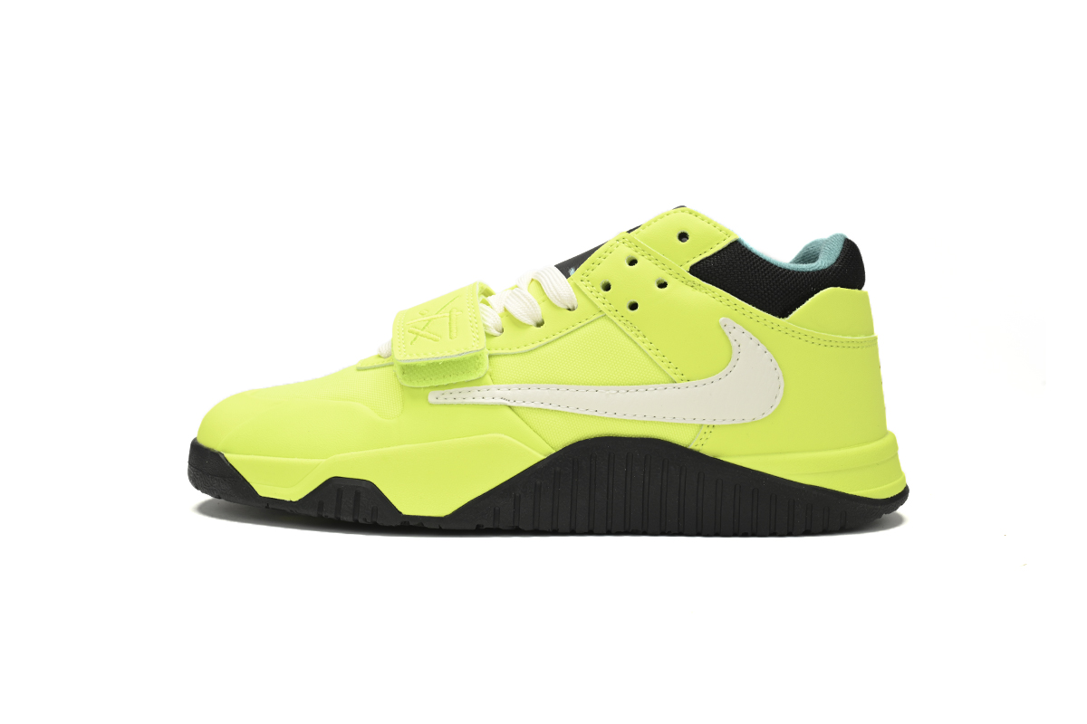 Travis Scott x Jordan Cut The Check Nice Kicks Fluorescent Green FZ8117-309 - Image 1
