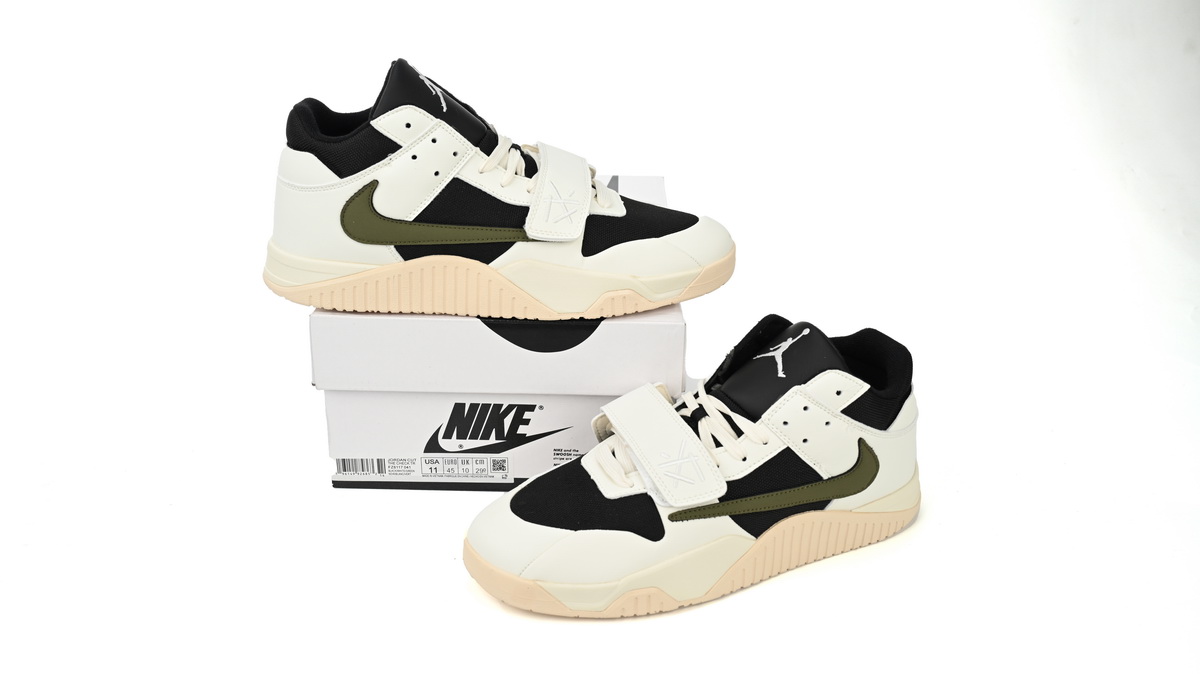 Travis Scott x Jordan Cut The Check Nice Kicks Olive Green FZ8117-045 - Image 3