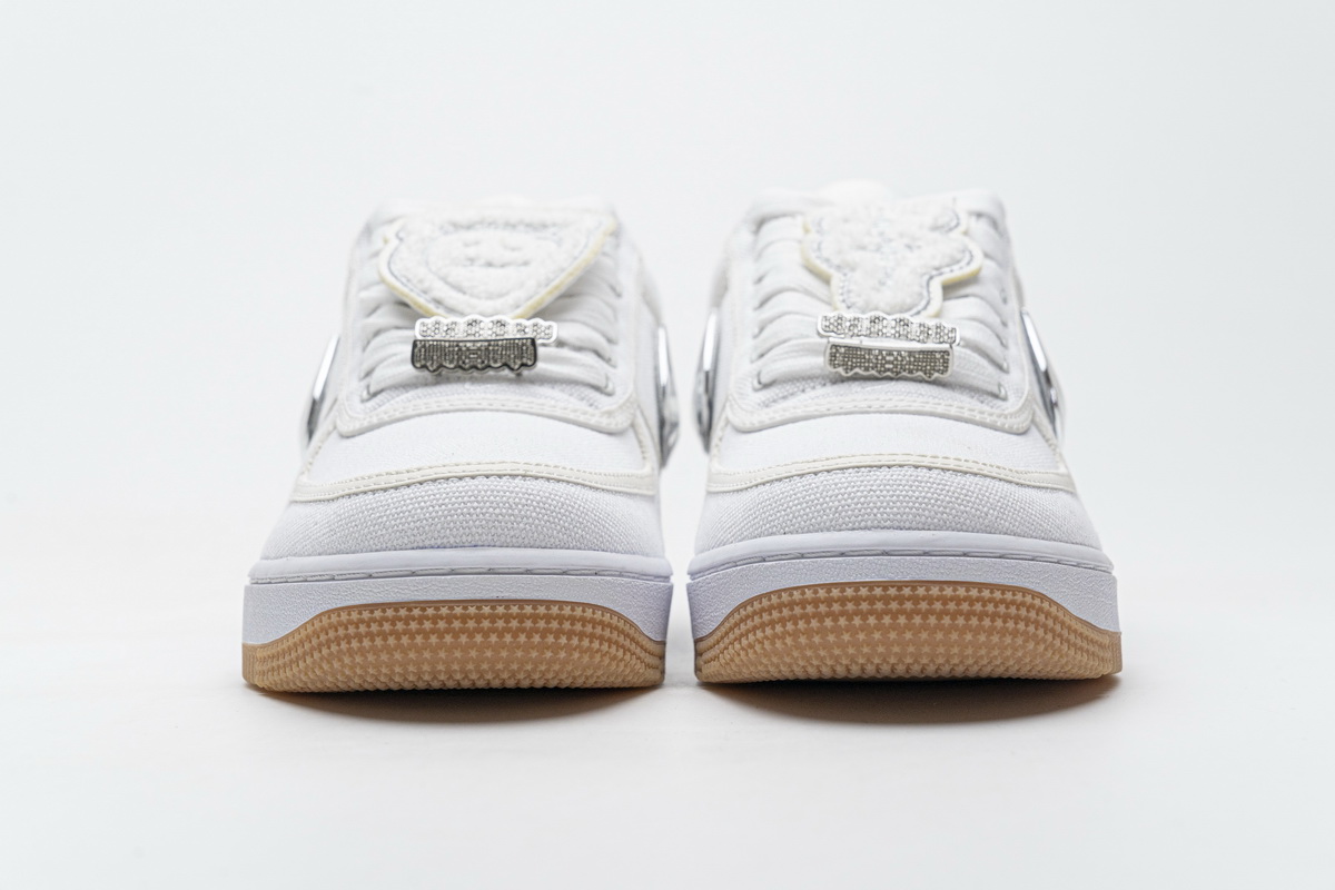 Travis Scott x Nike Air Force 1“White” AQ4211-100 - Image 4